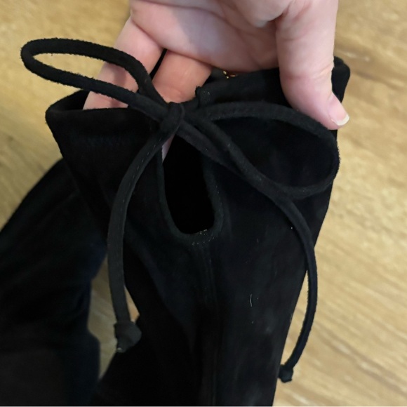 STUART WEITZMAN Highland black suede over-the-knee boots sz 10 - Picture 11 of 11